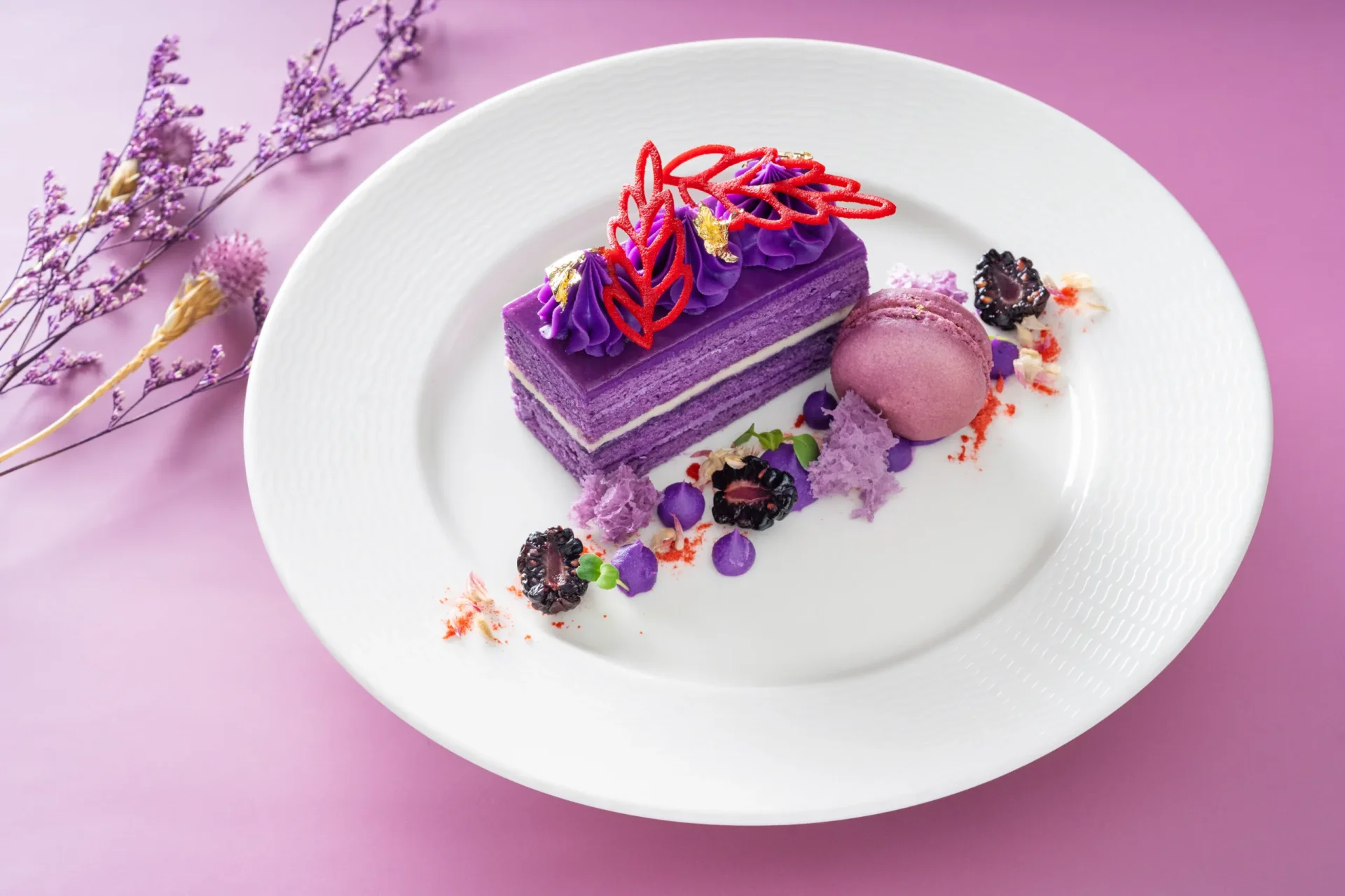 Ube Opera Cake